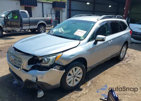 2015 Subaru Outback 2.5I Premium из США, поврежденный, VIN 4S4BSAFC8F3317666